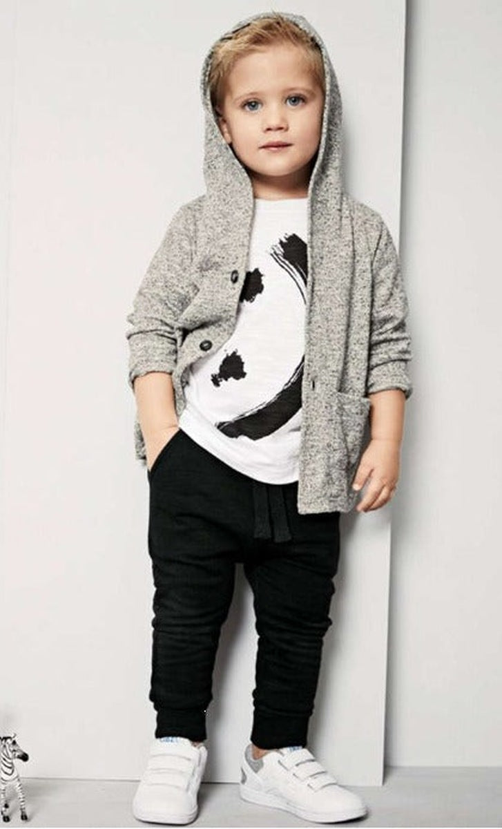 White Smiley Face Tee | AIMAMA - CapuletKids
