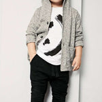 White Smiley Face Tee | AIMAMA - CapuletKids