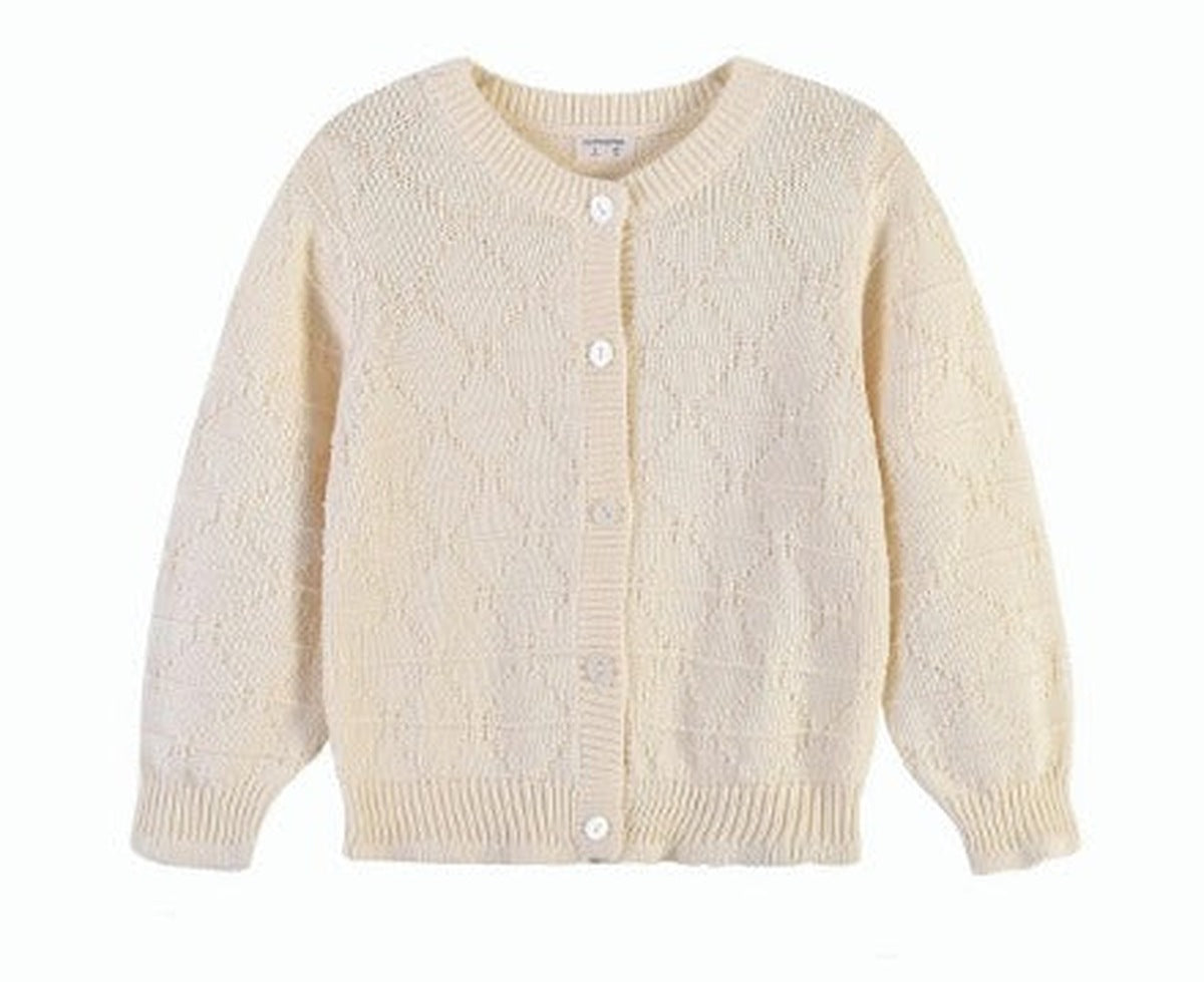 Multicolored Knitted Button-Down Cardigan | AIMAMA - CapuletKids