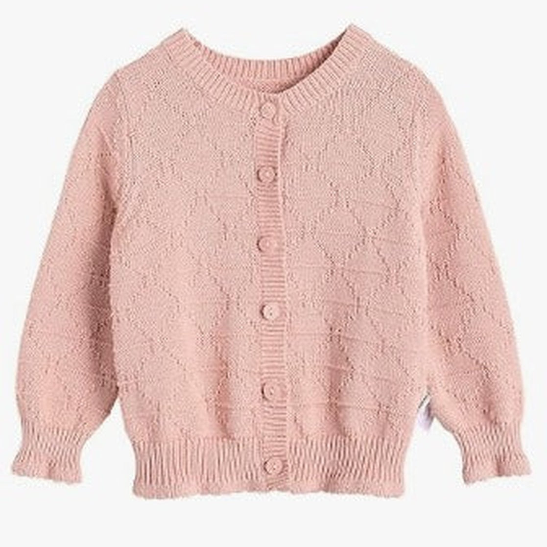 Multicolored Knitted Button-Down Cardigan | AIMAMA - CapuletKids