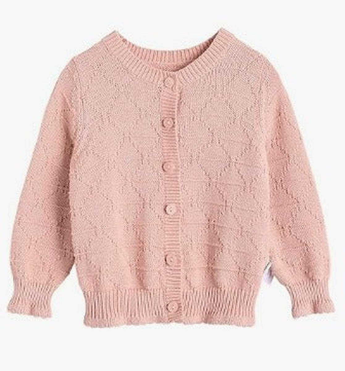 Multicolored Knitted Button-Down Cardigan | AIMAMA - CapuletKids