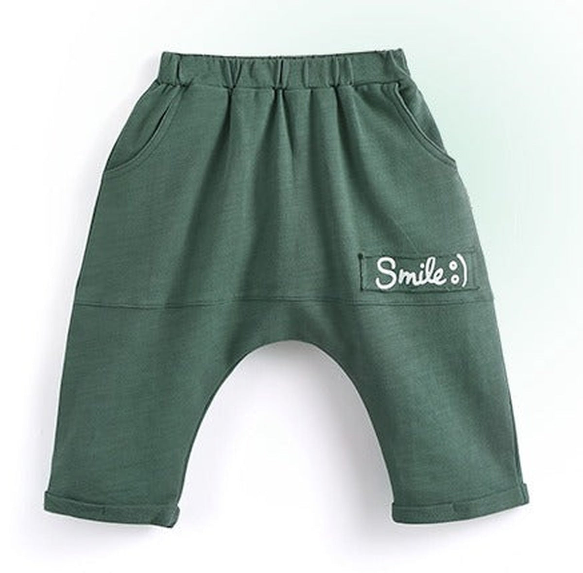 "Smile" Harem Shorts for Boys | AIMAMA - CapuletKids