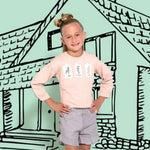 Pink Floral Embroidered Longsleeve | AIMAMA - CapuletKids