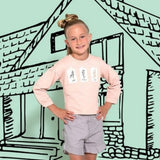 Pink Floral Embroidered Longsleeve | AIMAMA - CapuletKids