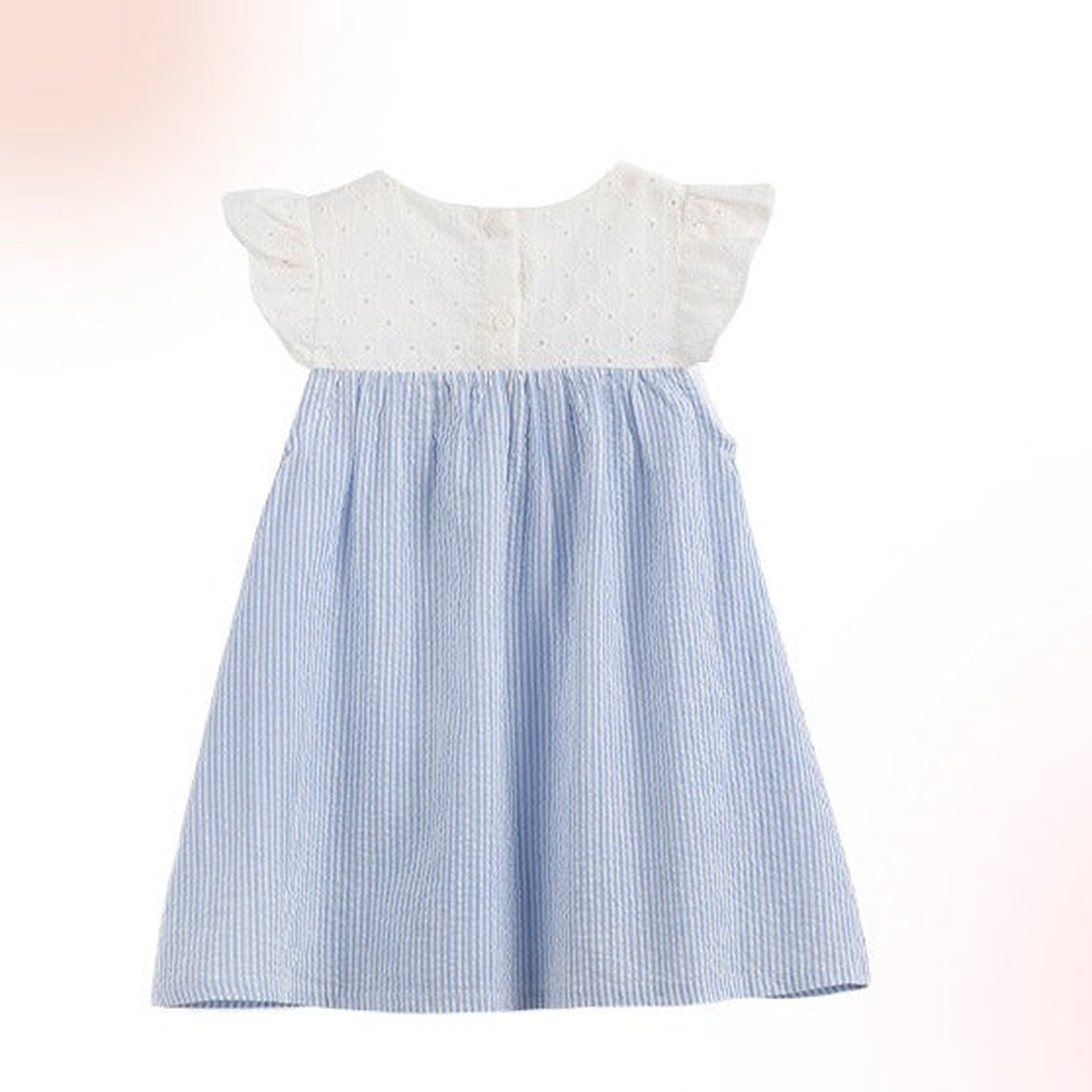 Ruffle Sleeve Striped Dress | AIMAMA - CapuletKids