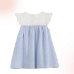 Ruffle Sleeve Striped Dress | AIMAMA - CapuletKids