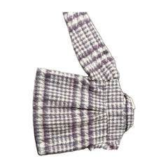 Tocoto Vintage Check Mohair Jacket Ciruela