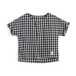 Aimama Checkered Black & White Tee
