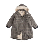 Tocoto Vintage Checked Hood Parka Coat