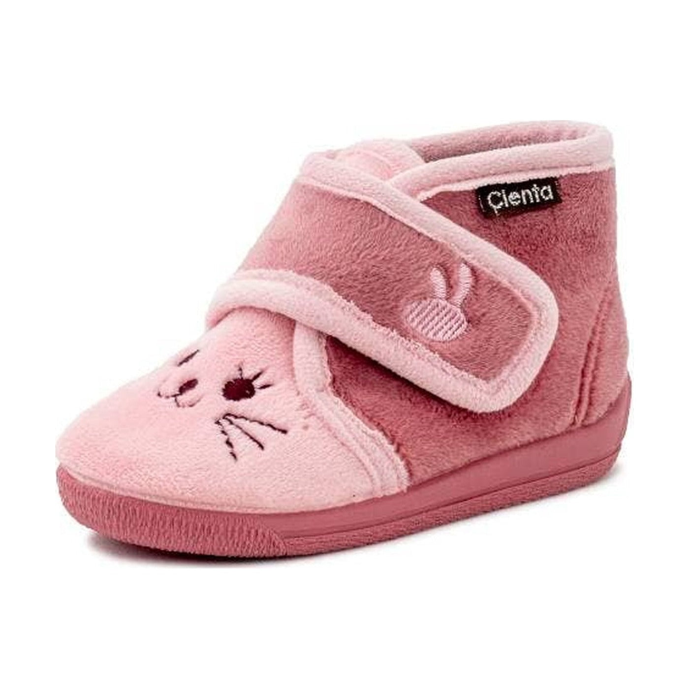 Cienta Shoes Kitty Slipper Bootie - Pink