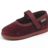 Burgundy Velvet Mary Jane Shoes by Cienta Shoes