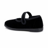 Cienta Shoes Black Velvet Mary Jane, back view