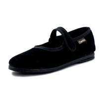 Cienta Shoes Black Velvet Mary Jane