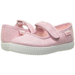 Cienta Canvas Mary Jane, Pink Metallic