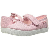 Cienta Canvas Mary Jane, Pink Metallic
