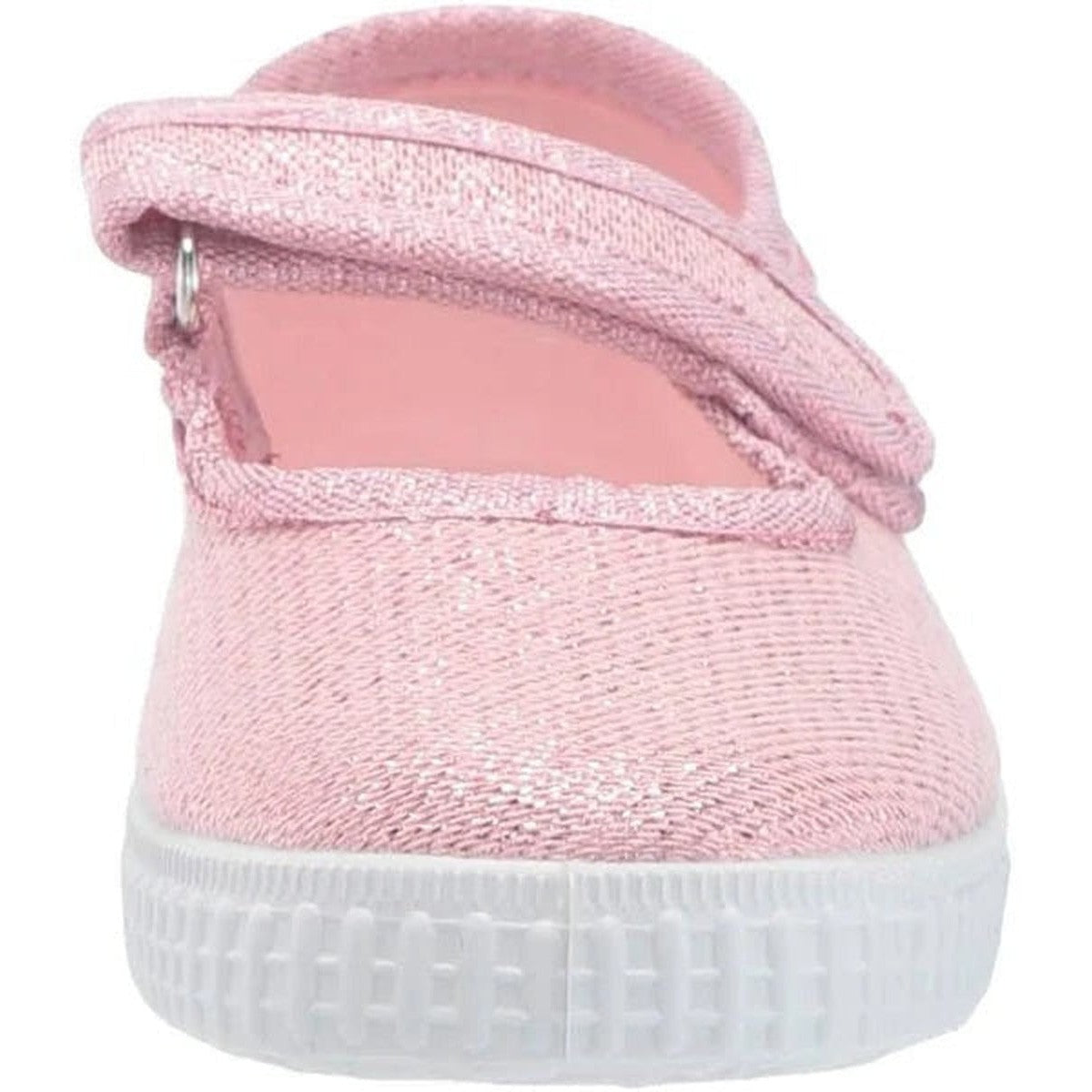 Cienta Canvas Mary Jane, Pink Metallic