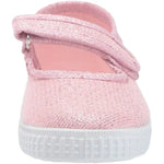 Cienta Canvas Mary Jane, Pink Metallic
