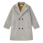 Embroidered Grey Trench Coat by Tocoto Vintage