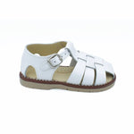 Aladino Closed Toe Roman Leather Sandals