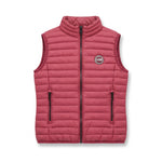 Colmar raspberry quilted down gilet for kids
