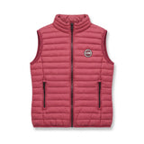 Colmar raspberry quilted down gilet for kids