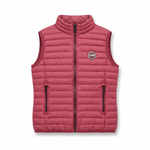 Colmar raspberry quilted down gilet for kids