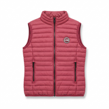 Colmar raspberry quilted down gilet for kids