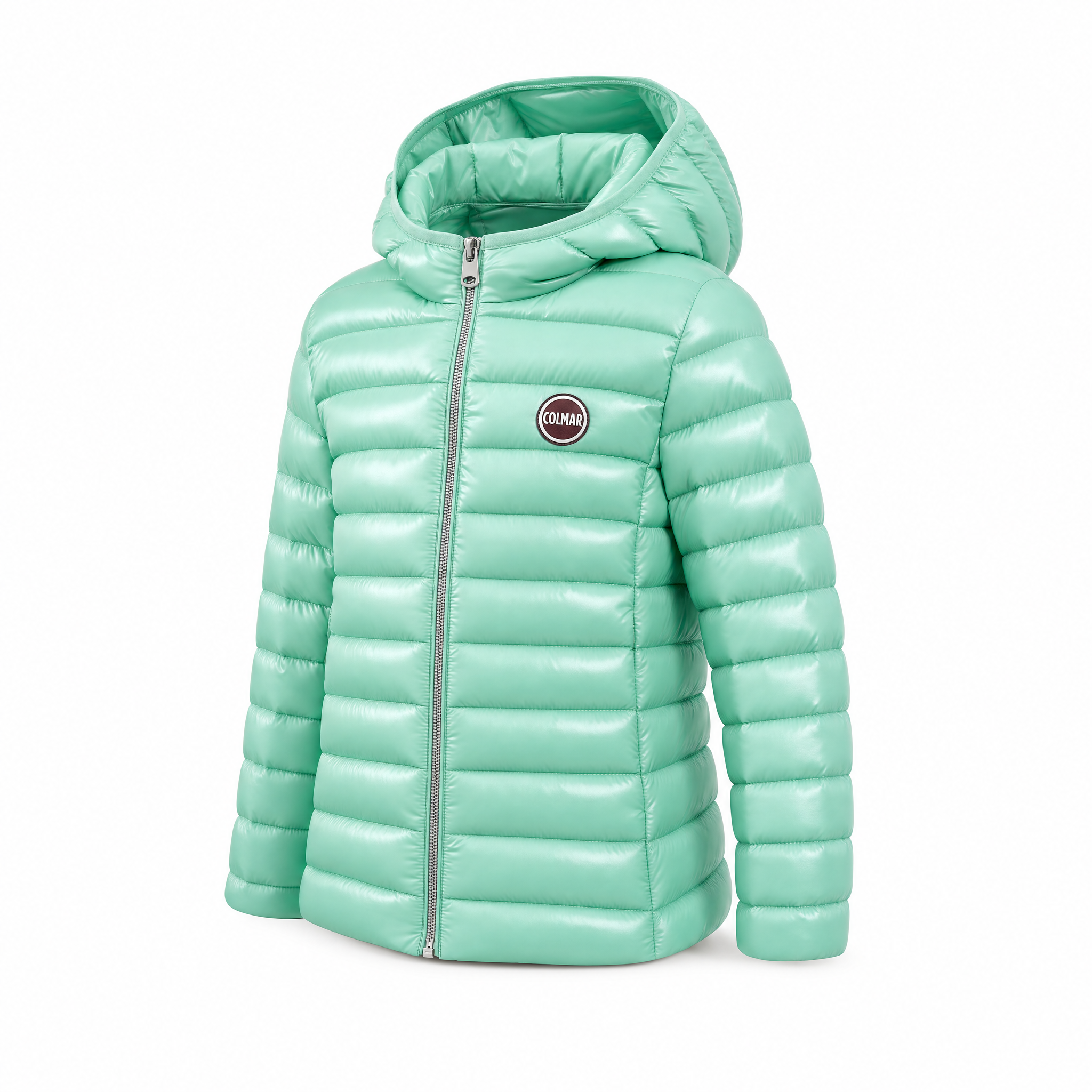 Hooded Down Jacket Green | COLMAR