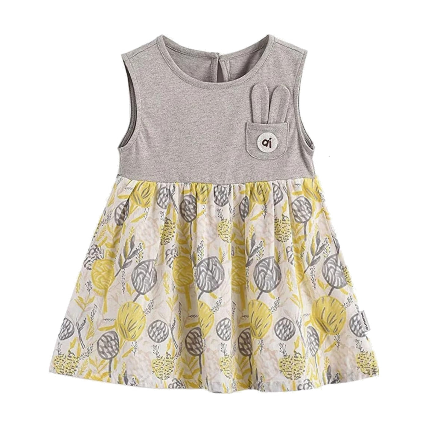 Aimama Bunny Pocket Nature Dress
