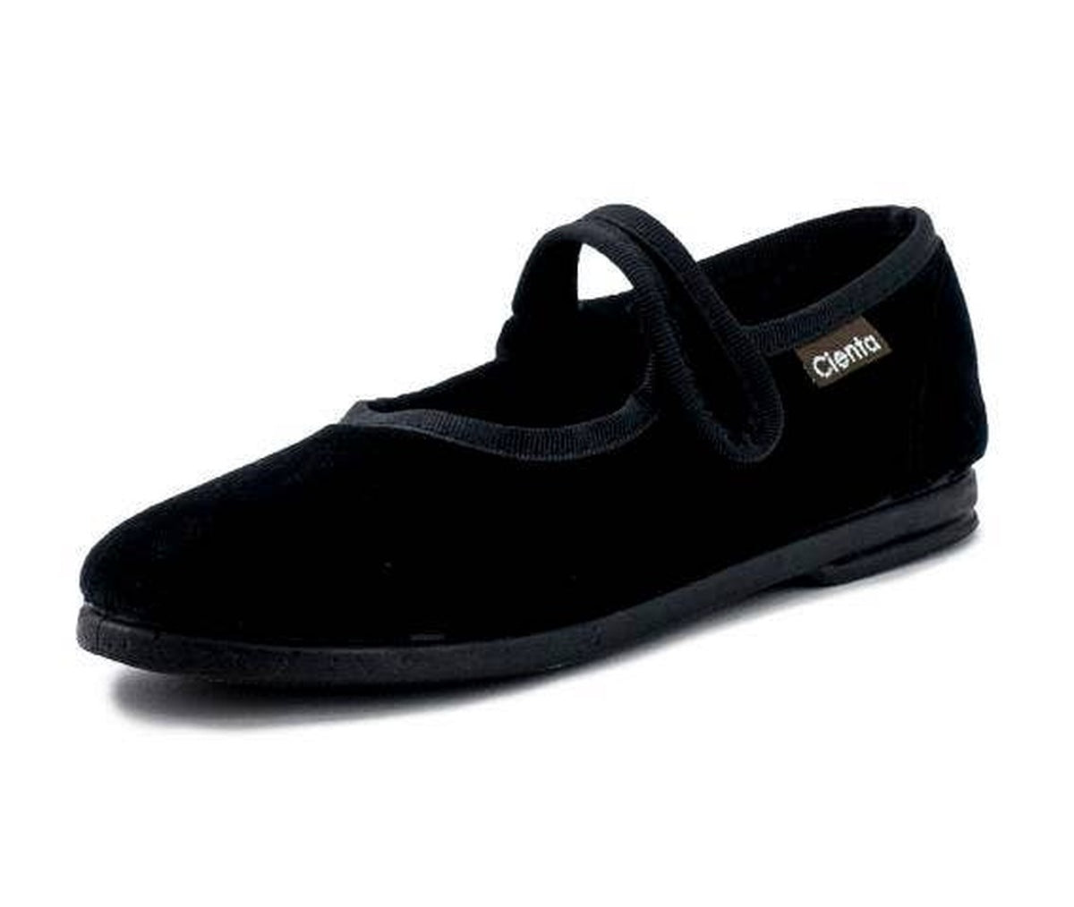 Black Velvet Mary Jane | CIENTA - CapuletKids
