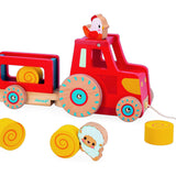 FARM | PULL ALONG TRACTOR | EARLY LEARNING TOY