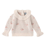 Baby Jacquard Flowers Sweater