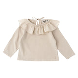 Baby T-Shirt with Voile Collar