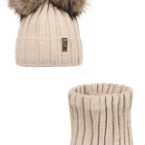 Dark Grey Hat & Snood Set | ANDER - CapuletKids