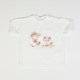 T-shirt + woven skirt - White/red - CapuletKids