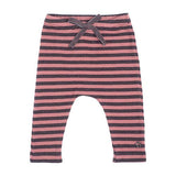 Striped Cotton Leggings W11321: Beige / 6M