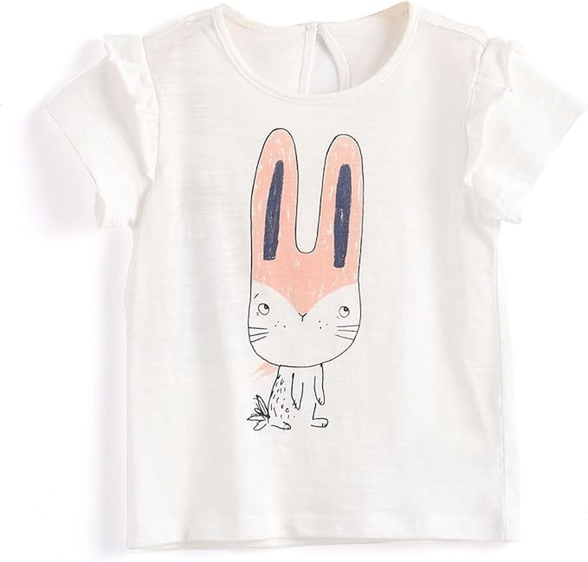 White Rabbit Print Tee | AIMAMA - CapuletKids