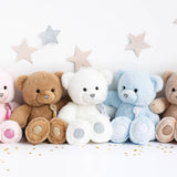 Charming Teddy Bear with Glitter Accents: Beige / 9.4"