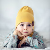 Hat and snood Aristide cotton set Gray / 3 - 5 years old