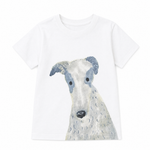 Aimama Doggie Doodle T-Shirt, front, flat on white