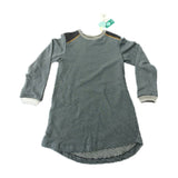 little label Dotted Sweatdress Black