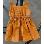 Sleeveless Bow Dress, Orange