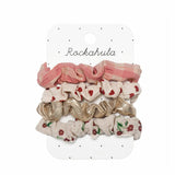 Wildflower Scrunchie Hair Ties Set