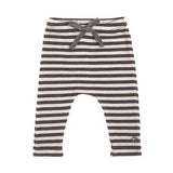 Striped Cotton Leggings W11321: Beige / 6M