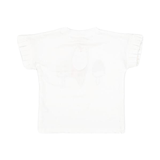 Ice-Cream Ruffle Sleeve Tee