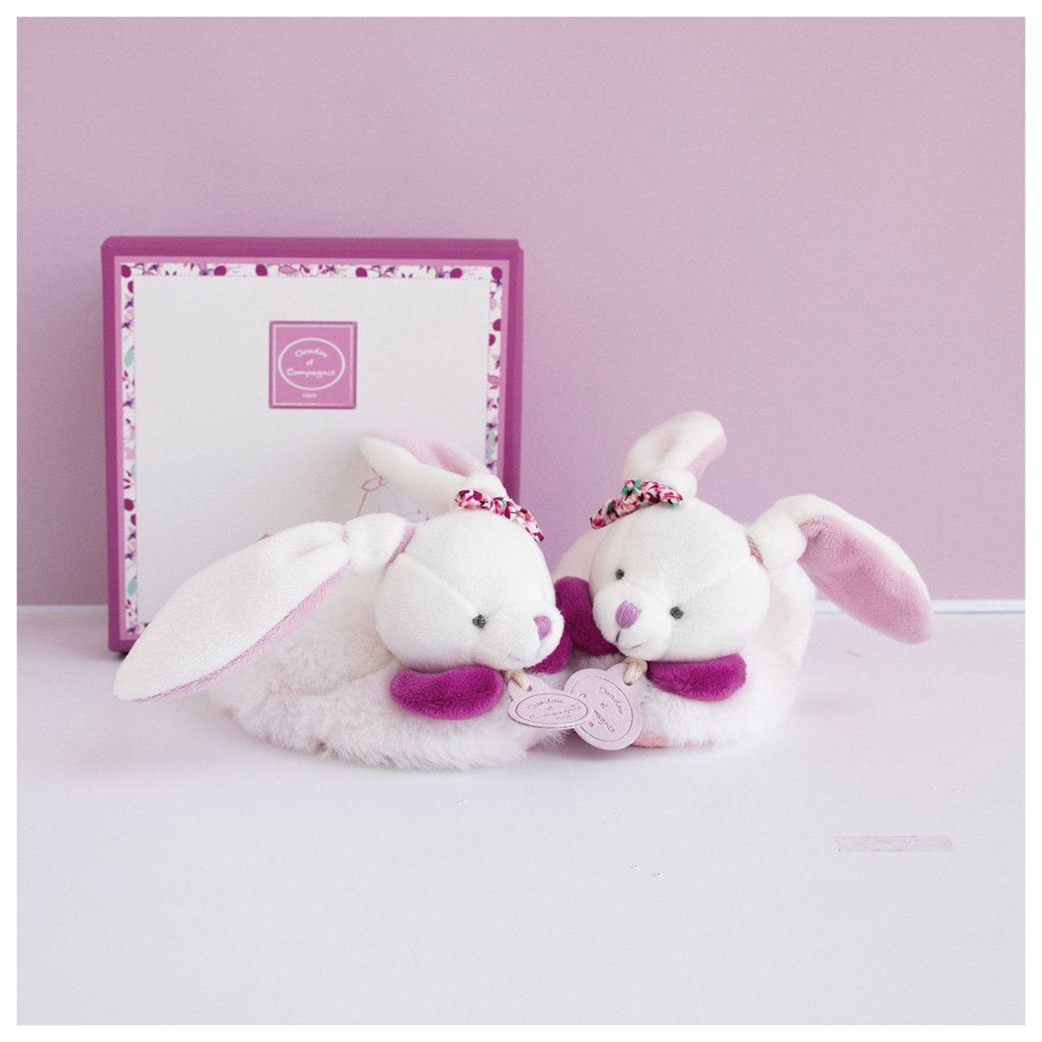 Cherry Bunny Baby Slippers - CapuletKids