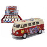 1962 VW Bus With Print Die Cast Car 12-unit Display