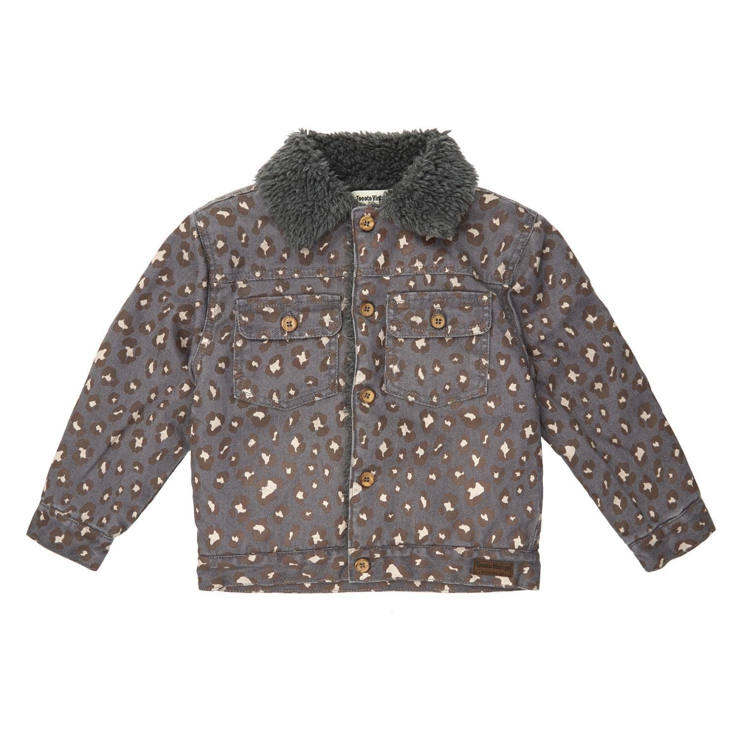 Denim Animal Print Jacket | TOCOTO VINTAGE