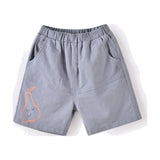 Aimama Fog Blue Pear Print Shorts