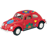 1967 VW Classic Beetle-Printed Die Cast Cars 12-unit Display